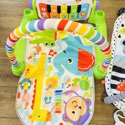 Baby play piano gym & may + toys