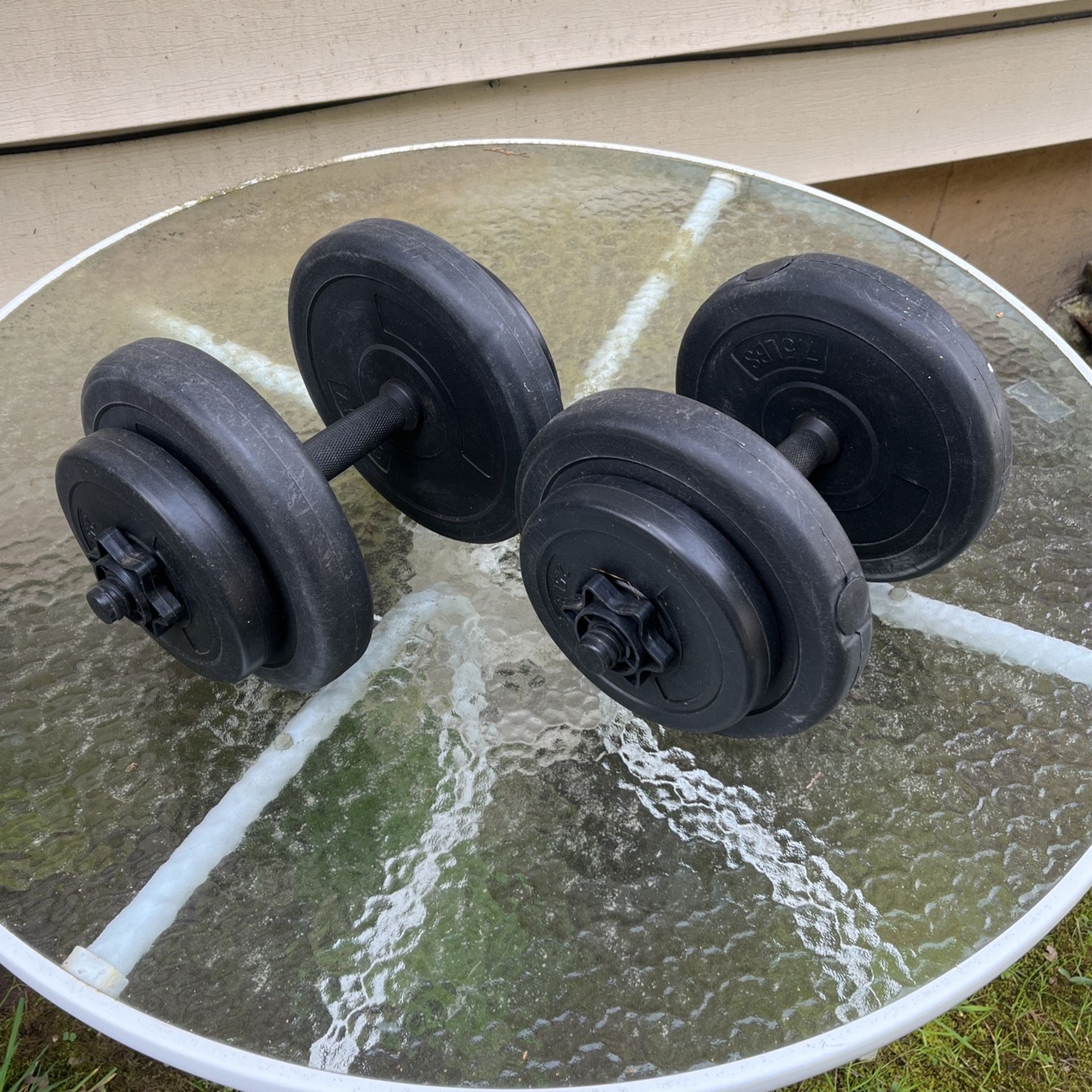 7.5 Lbs & 2.5 Lbs dumbbells