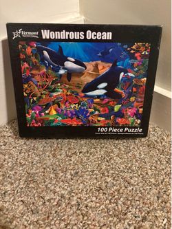 Vermont Christmas Company Wondrous Ocean 100 Piece Puzzle