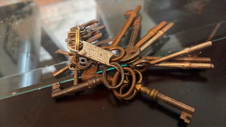 Vintage antique Key locks and hardware