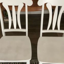 Two Wood Chairs 