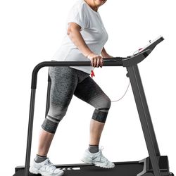 Respiro Folding Treadmill Walking Machine Heart Rate Sensor Handrails For Senior Recovery Home 