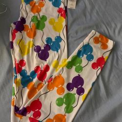 Mickey Theme Cotton Leggings 