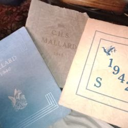 3   1940s High School Yearbooks