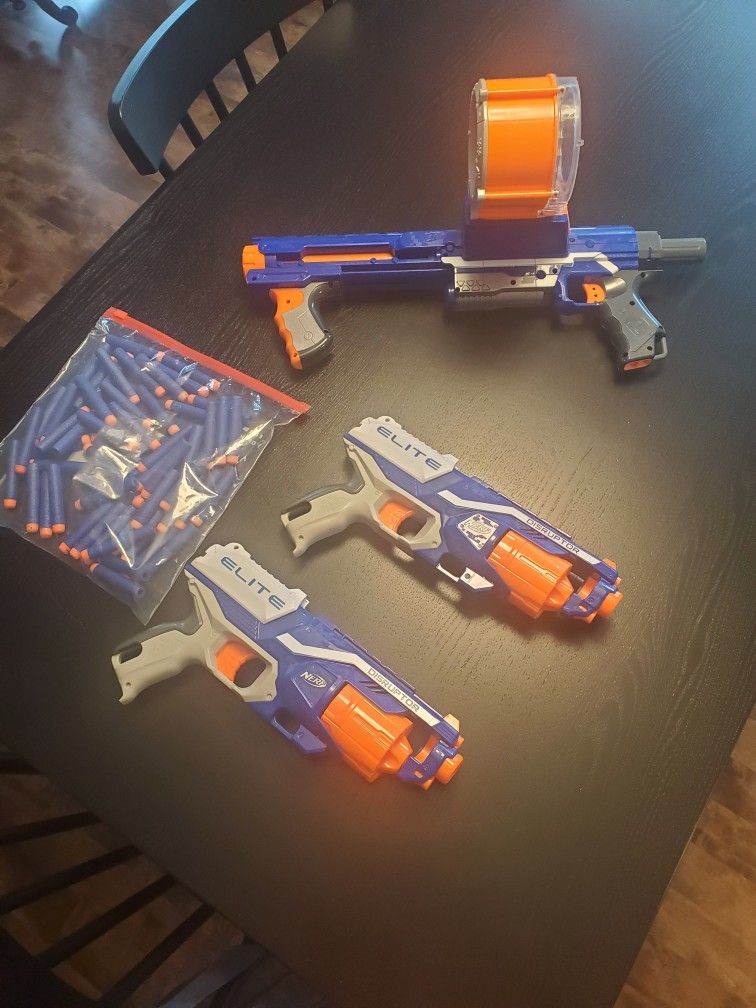 3 NERF Guns