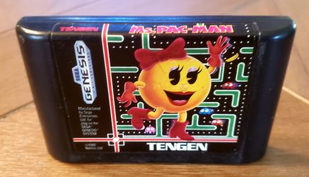 Sega Genesis MS.PAC-MAN Game TESTED!
