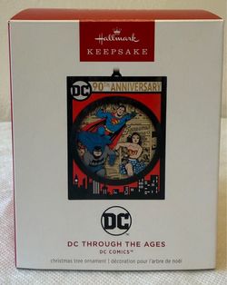 NEW Hallmark Keepsake 2025 DC Comics 90th Anniversary “DC Through the Ages” Ornament – Superman Batman Wonder Woman  ⚡ 90 years of DC Comics history i