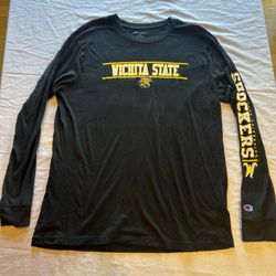 Champion Wichita State Shockers NCAA Men’s XL Long Sleeve T-Shirt WSU College
