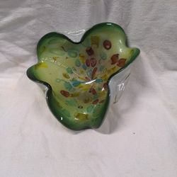 Vintage Murano Heavy Bowl