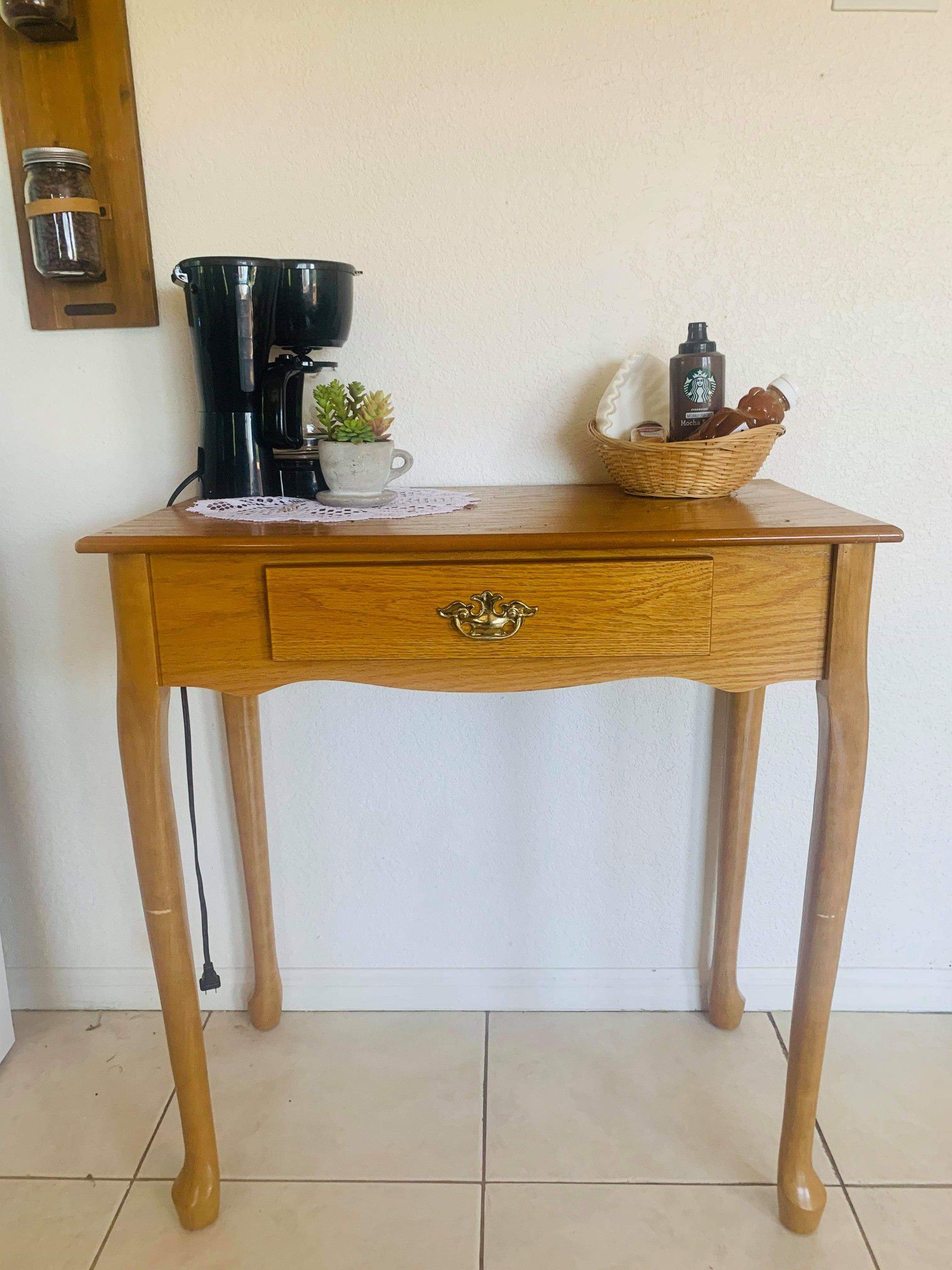 Antique vanity/ desk/ coffee display