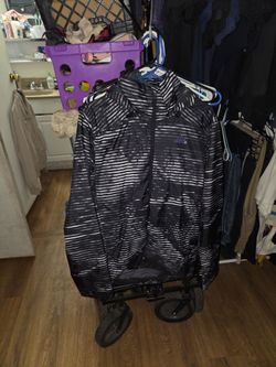 Men Jacket light weight w hiden hat