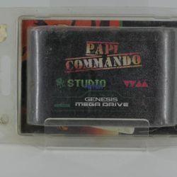 Papi Commando WM watermelon games- SEGA Genesis/Mega Drive