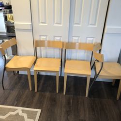Rare Vintage IKEA Postmodern Style Dining Chairs for Sale in