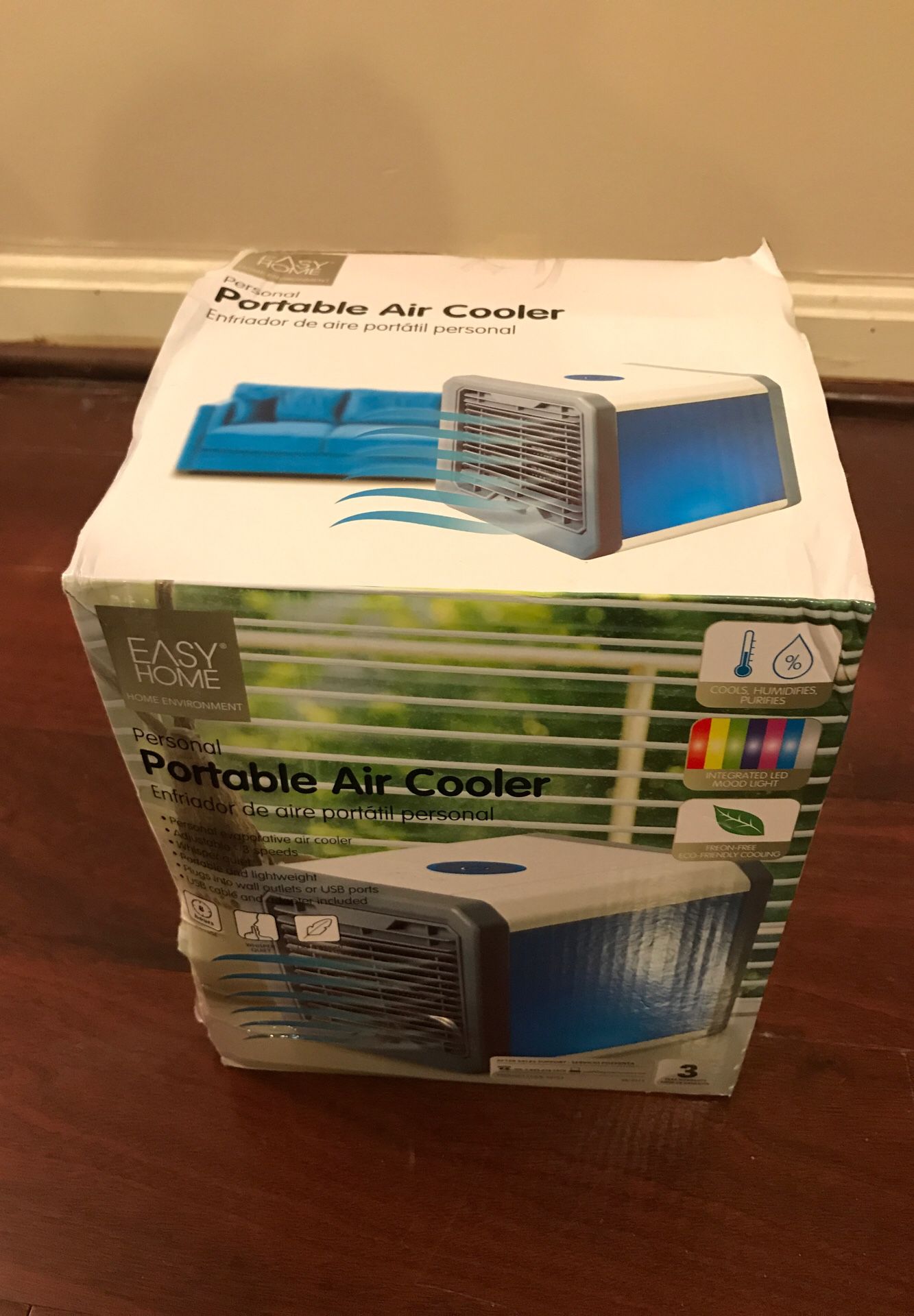 Portable air cooler