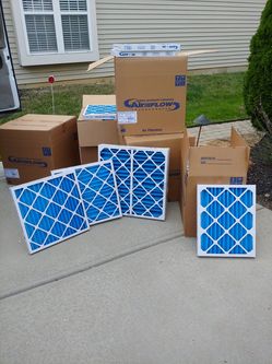 HVAC filters, various sizes