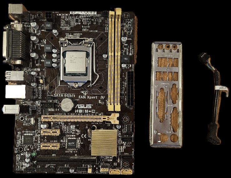 Asus H81M-C Motherboard w/ Intel Xeon E3-1245 v3 CPU and 8 GB of RAM