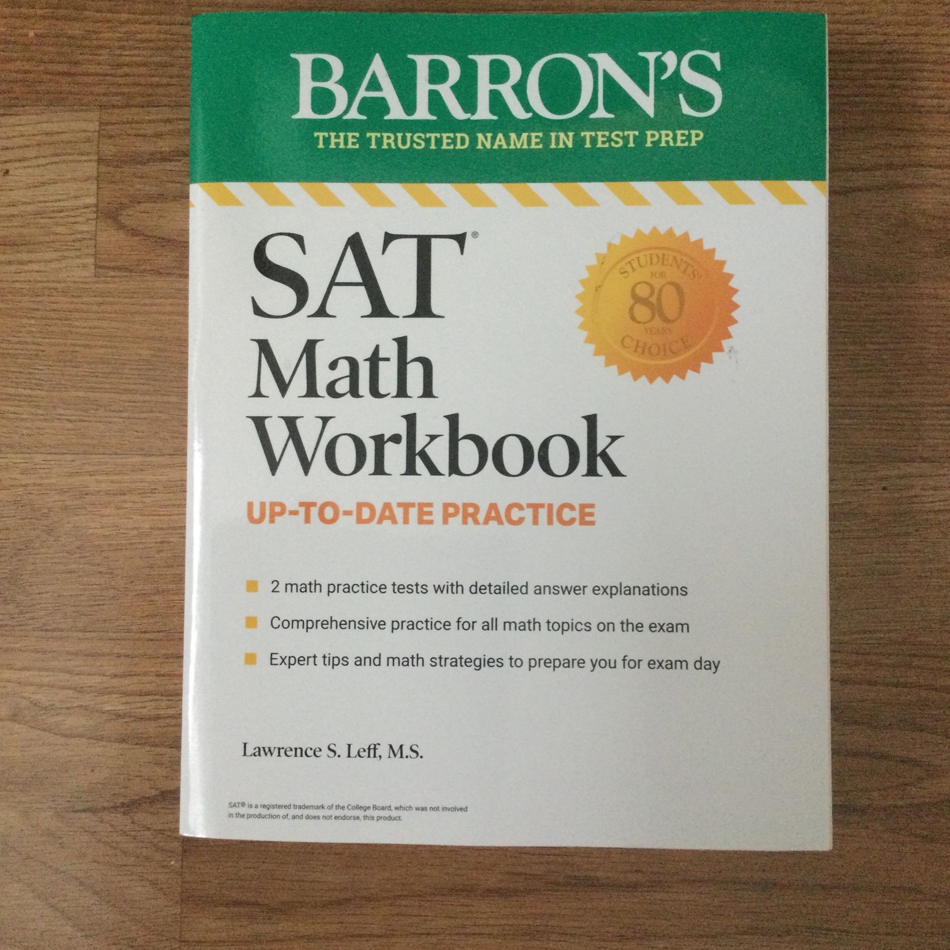 Barron’s Latest Version - SAT Math Workbook