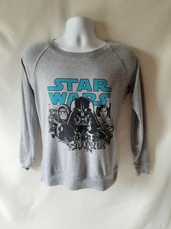 Star Wars boys gray long sleeve reversible shirt size S