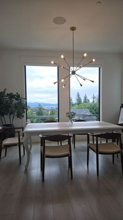 Solid wood white Dining table
