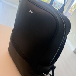 Hugo Boss Leather Backpack 