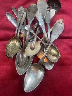 One Pound Vintage Sterling Silver Flatware Lot – 16 Ounces – 22 Pieces Total