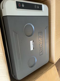EUHOMY 12QT 12 Volt Refrigerator, Portable Car Fridge with App Control No Ice Needed, 12V&100-240V