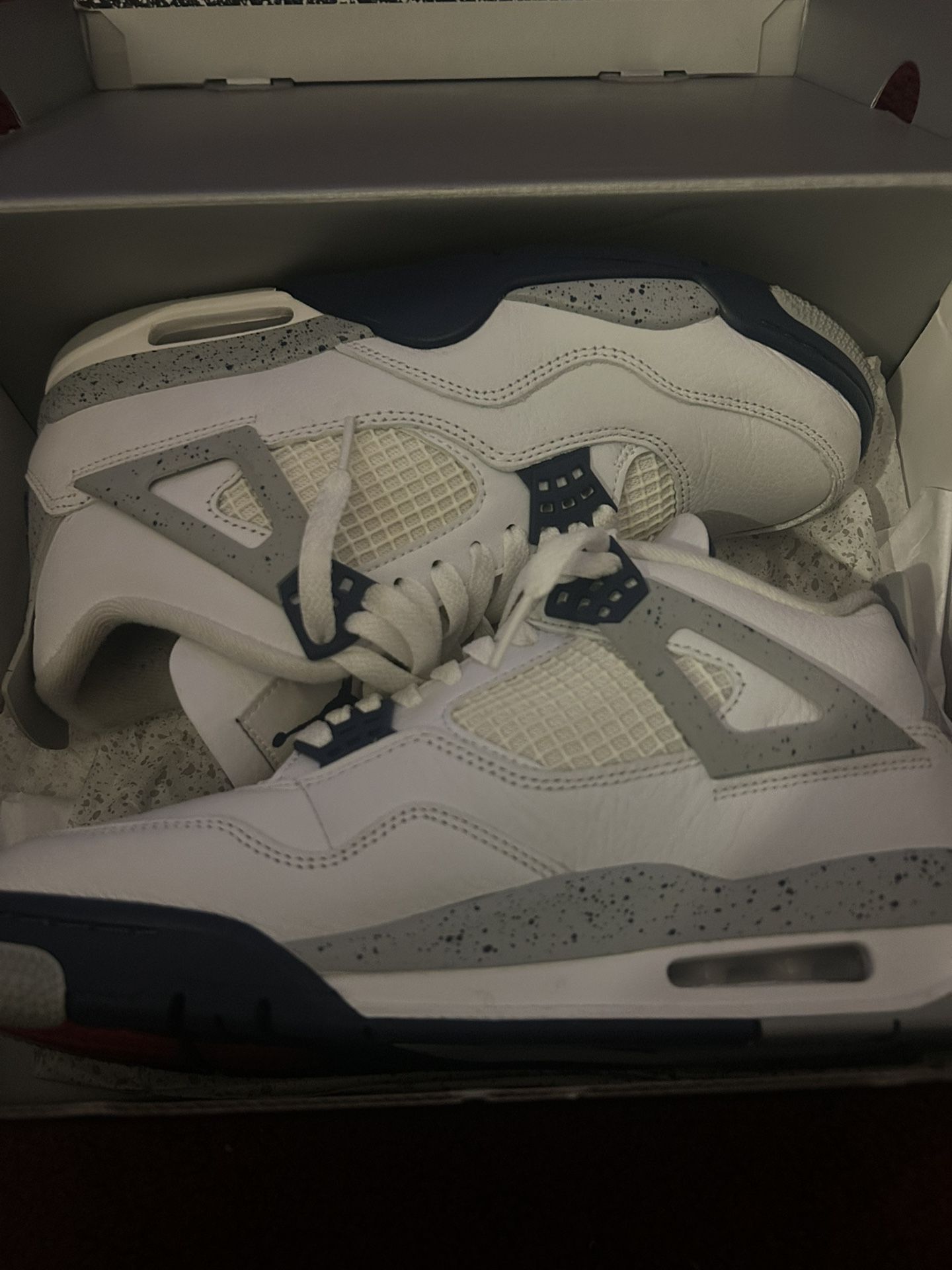 Air Jordan 4 Retro White/midnight Navy
