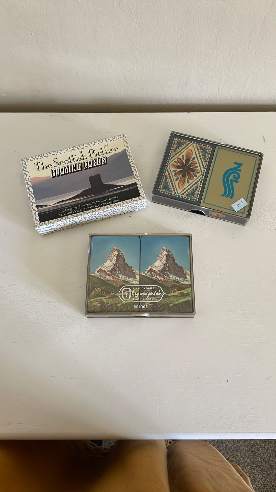4 sets Of Vintage Playing Cards