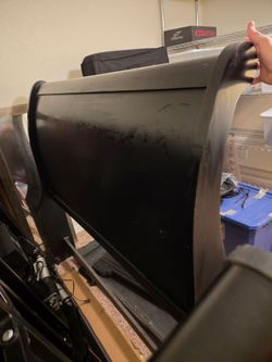 Black Sleigh bed for sale