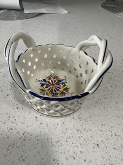 $5 Price Reductions!!!Ceramic Basket Weave 