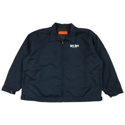 Red Kap Mechanic Jacket 4XL Blue Bomber Canvas Quilt Insulated Full Zip Vintage