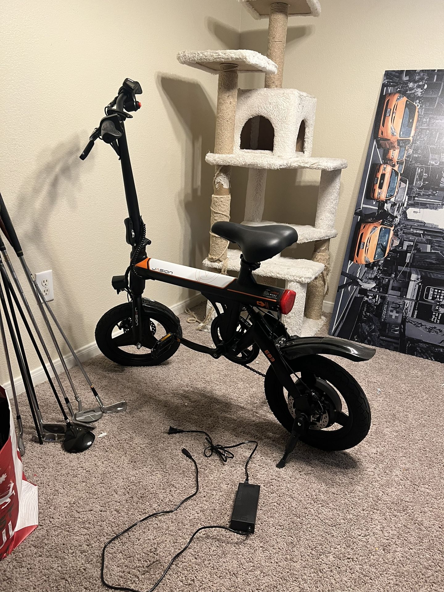 Black foldable Jasion Eb3 Electric