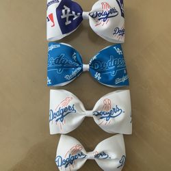Dodgers Bow Ties Handmade New