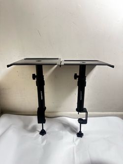 Vondynote Desktop Clamp Studio Monitor Speaker Stands (Pair) Adjustable Height