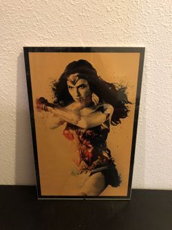 Wonder Woman picture 17” x 11”