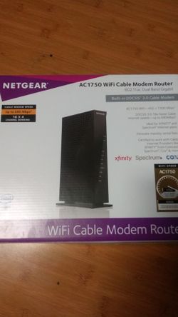 Netgear 5G WiFi Cable Modem Router! Super strong connection!