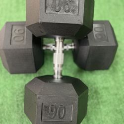 New 90lbs Dumbbells 