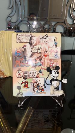 Disney limited edition 100 year anniversary 3D plate