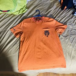 Orange Chrome Heart Shirt 🔥