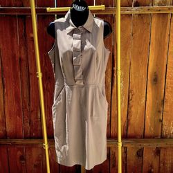 Ann Taylor Sleeveless Dress W/Pockets
