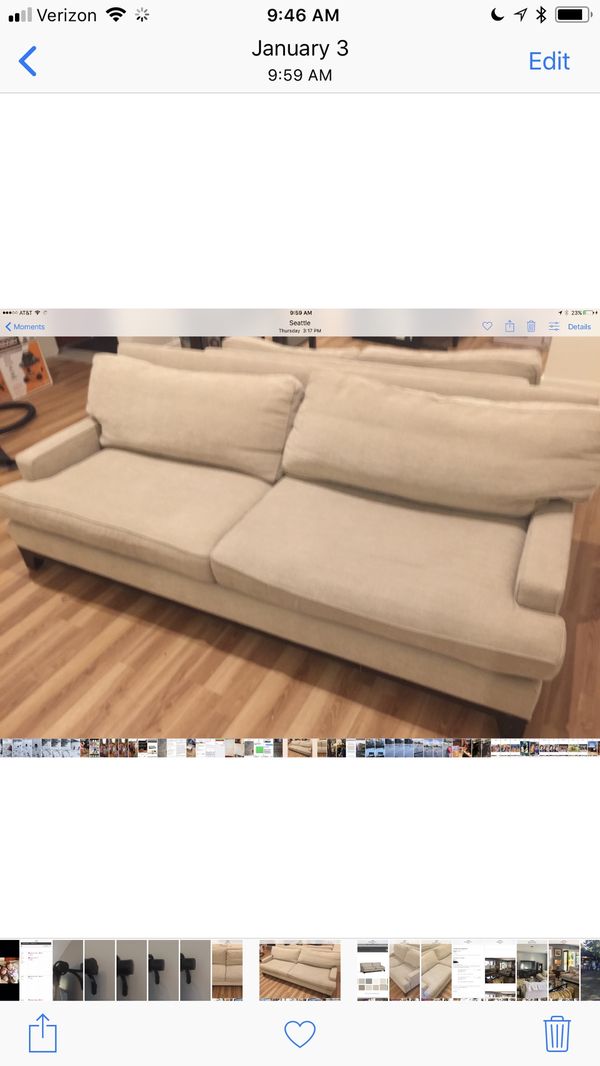 Pottery Barn Seabury Sofa And Loveseat For In Seattle Wa Offerup