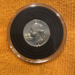 Year 1953 D Silver Quarter