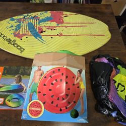 Skim Board And Inflatable Float Ring  BUNDLE