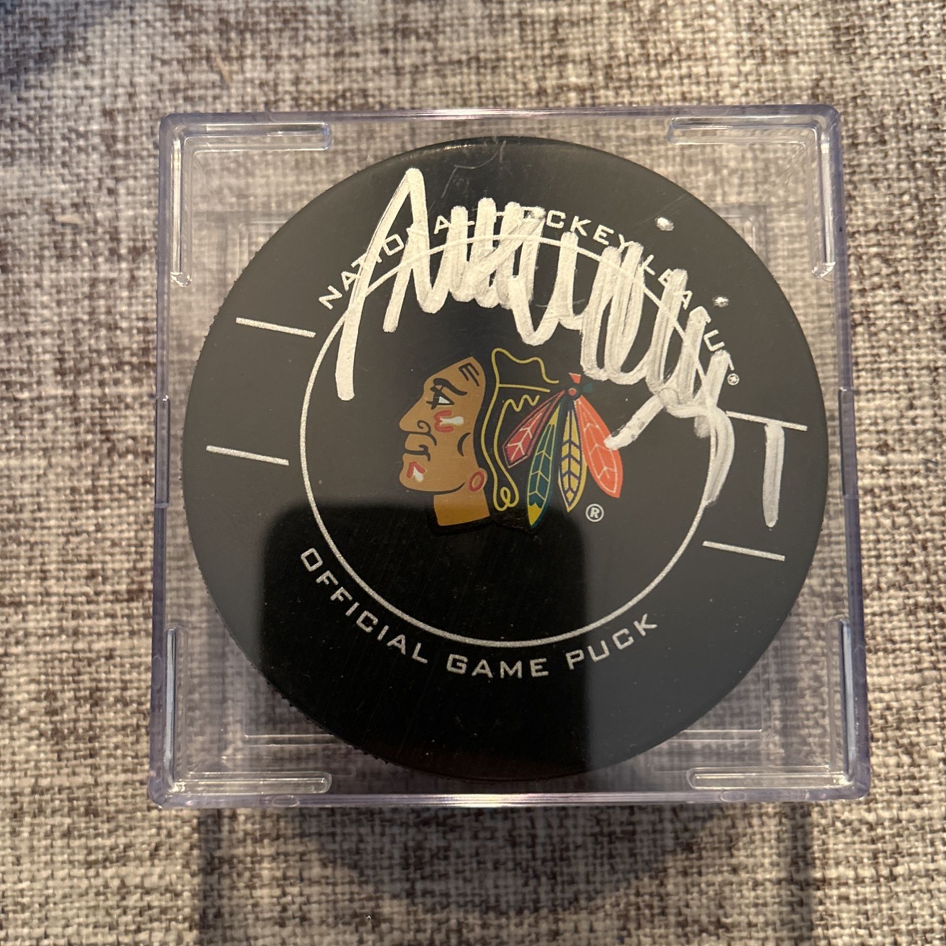 Antii Niemi CHICAGO BLACKHAWKS PUCK