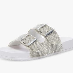 Madden Girl Ladies Teddy Slide Sandals 