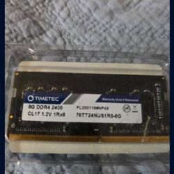 Timetec 8GB DDR4 2400MHz PC4-19200 Unbuffered Non-ECC 1.2V CL17 260 Pin SODIMM Laptop Notebook Computer Memory RAM  (8GB)