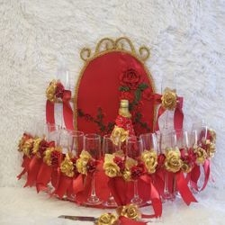 Set De Copas De Quinceañera 