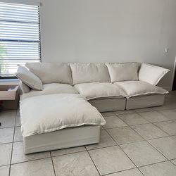 Beige Cloud Sectional (NEW SETS)