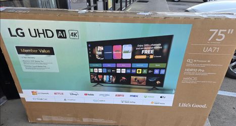 75UA71 75” Lg smart 4k led Uhd tv