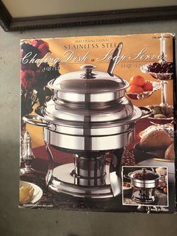 Stainless Steel Chafing Dish or Soup Server